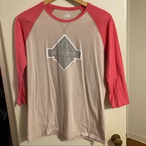 Large The North Face Baseball Graphic Tee
